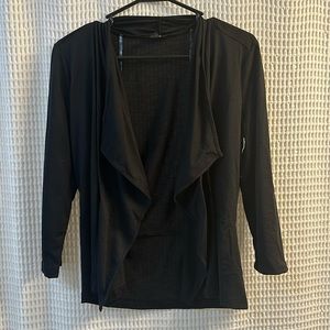 2/$15 NWOT Black 3/4 Sleeve Black Cardigan - Petite Small